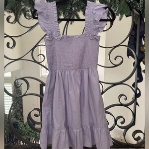 Purple mini dress